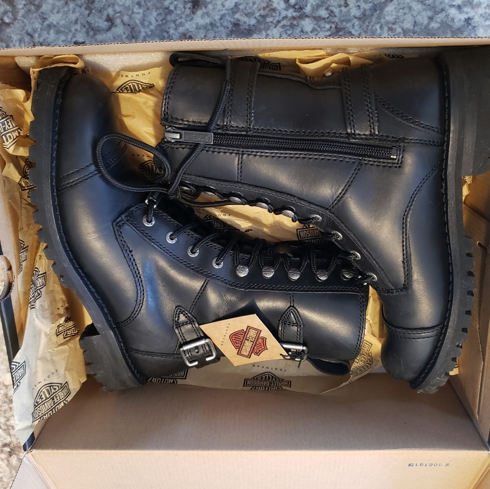 8.5 Harley Davidson Balsa Boot NWT